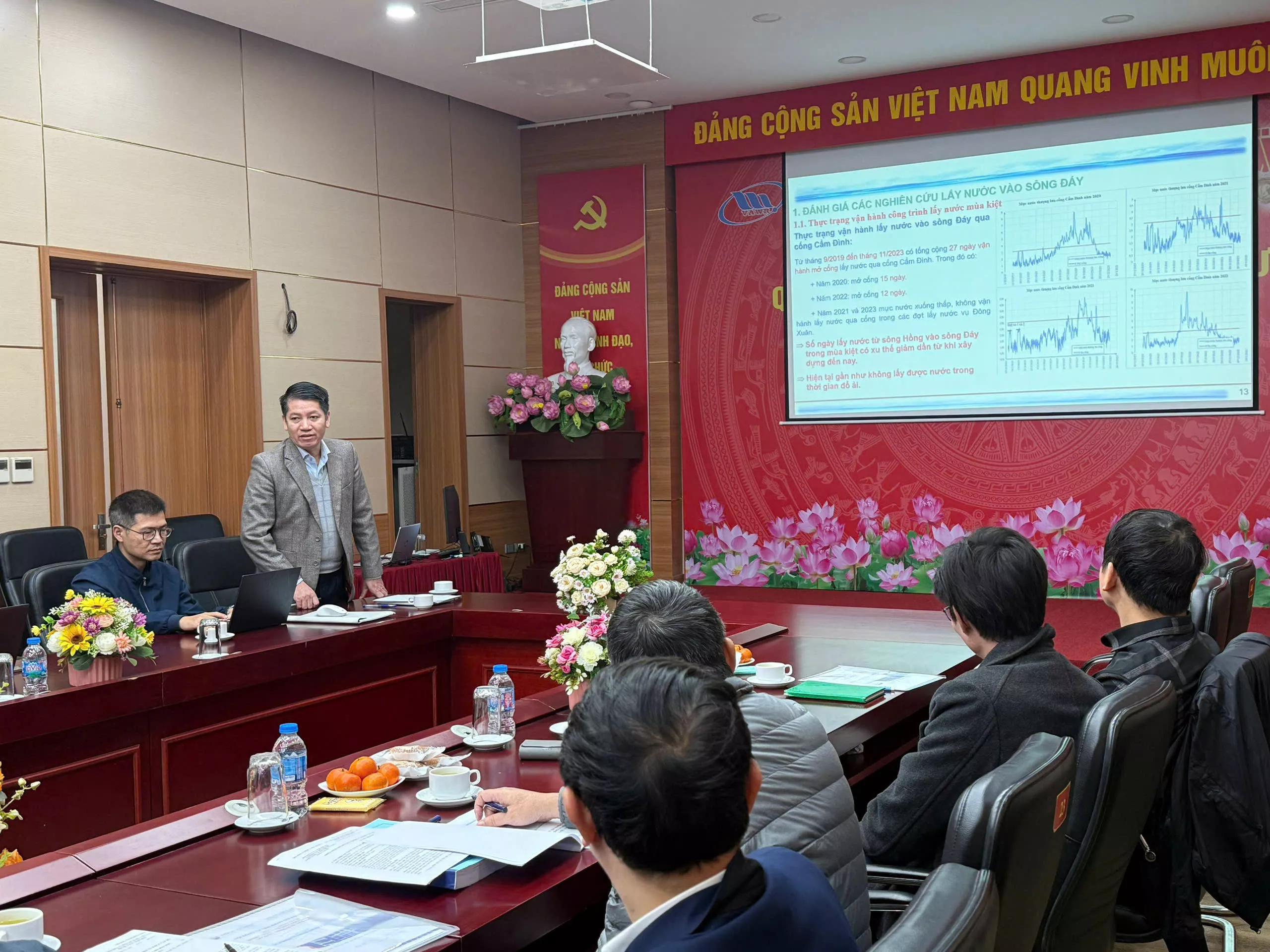 King88 trang cá cược bóng đá trực tuyến các giải pháp nâng cao hiệu quả lấy nước, chuyển nước vào sông Đáy