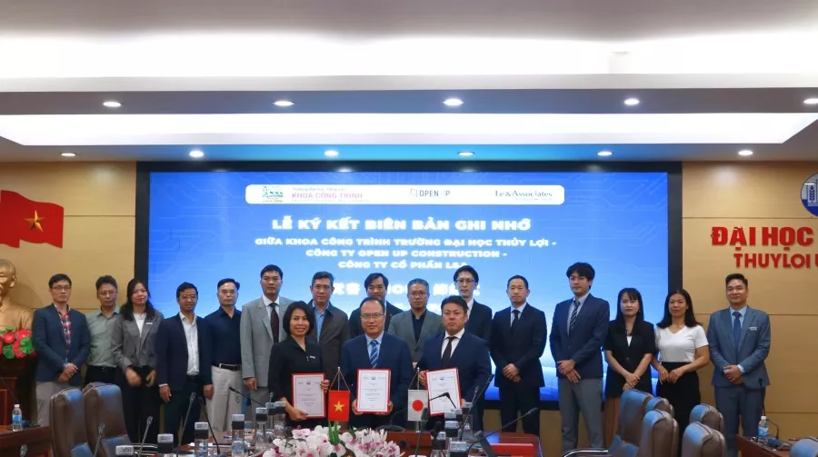 Lễ ký kết Biên bản ghi nhớ hợp tác giữa Khoa Công Trình của KING88 - Trang Chủ KINH88 IT COM Chính Thức Tham Gia Ngay cùng Công ty OpenUp Construction và Công ty Cổ phần L&A