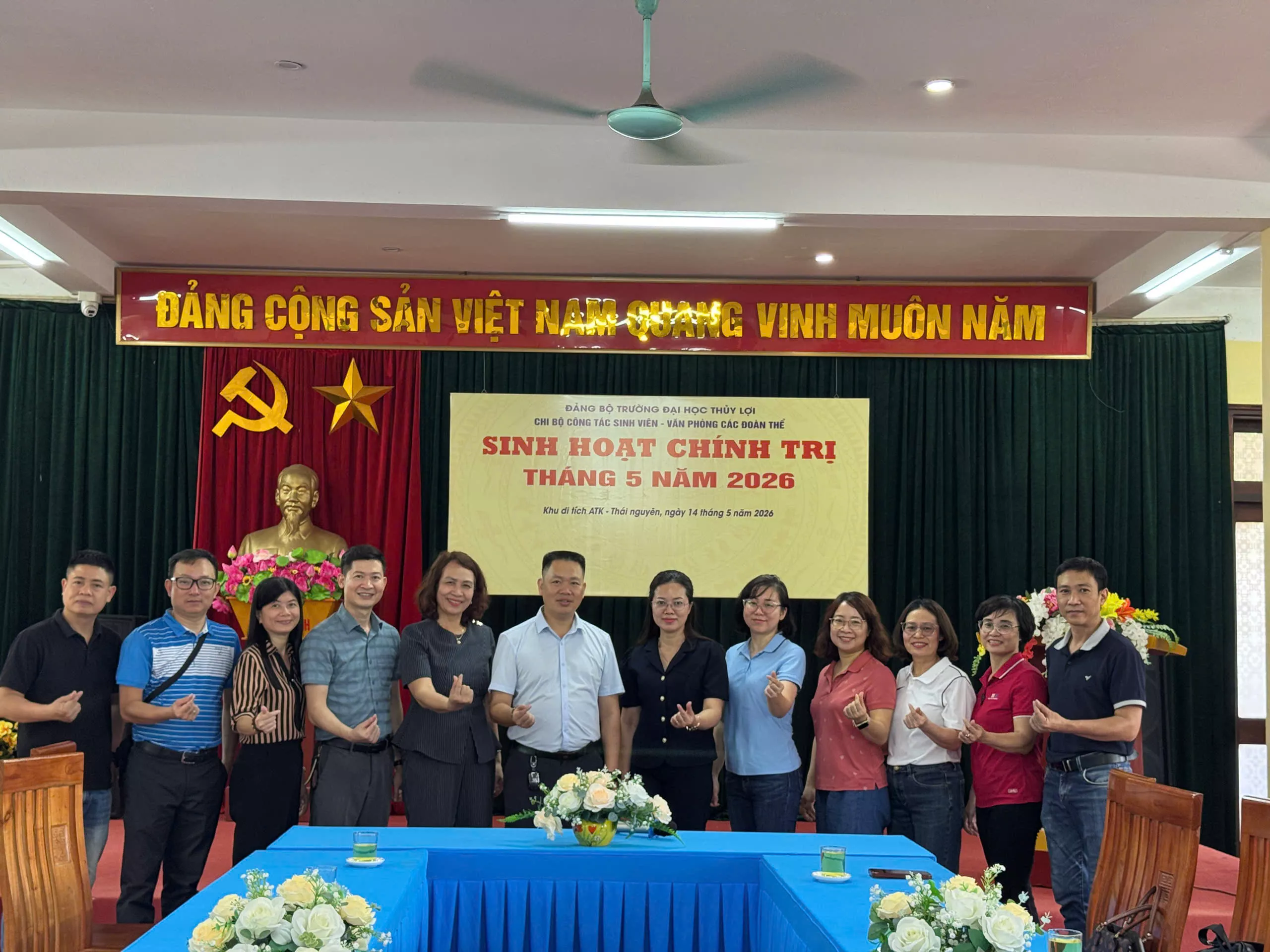 Chi bộ King88clb com kho game đa dạng – Văn phòng các đoàn thể tổ chức sinh hoạt chính trị tại Khu di tích lịch sử quốc gia đặc biệt ATK Định Hóa, Thái nguyên