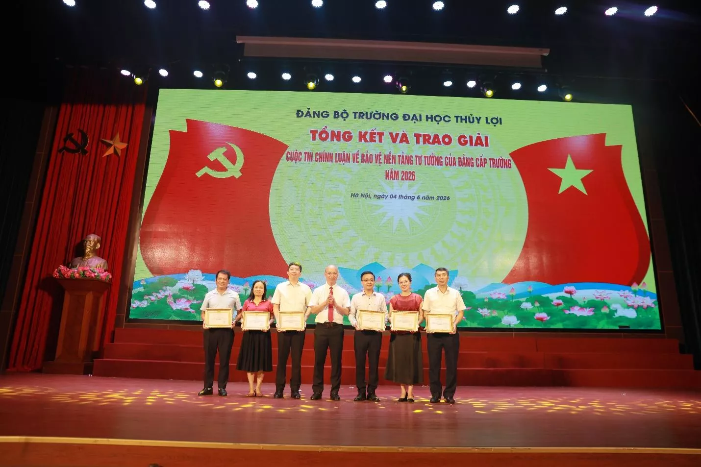 Đêm chung kết “Dân vận khéo” và tổng kết, trao giải Cuộc thi chính luận bảo vệ nền tảng tư tưởng của Đảng (cấp trường) năm 2026